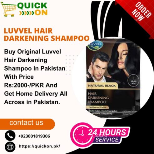 Luvvel Hair Darkening Shampoo Price in Pakistan 03001819306