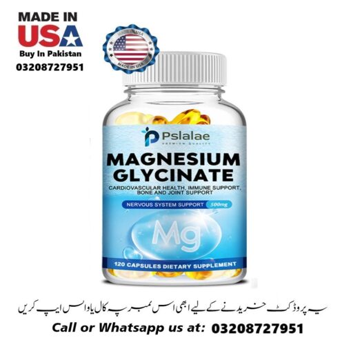 Pslalae Magnesium Glycinate Capsules 500mg In Pakistan