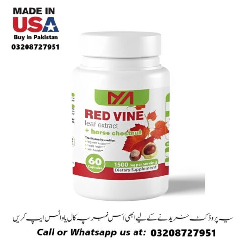 Red Vine Leaf Extract Capsules Available In Pakistan