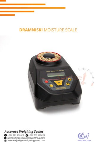 Digital grain moisture meter with external power supply