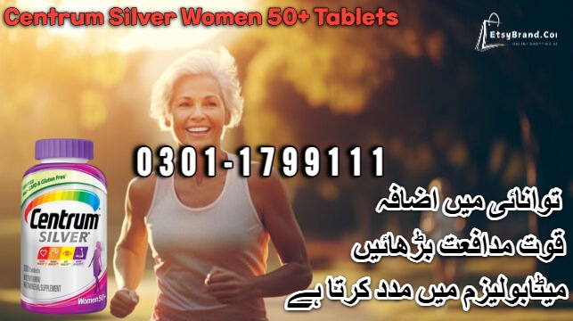 Centrum Silver Women 50+ Tablets 100s in Pakistan As women a