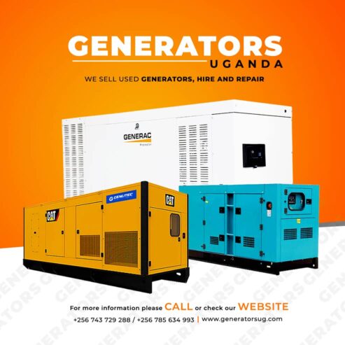 GENERATORS JIJI. UGANDA GENERATORS SALE/hire +256743729288