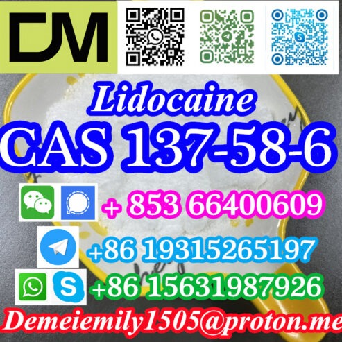 CAS 137-58-6 Lidocaine China factory sales low price high pu