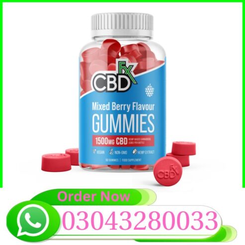 Mixed Berry CBD Gummies 1500MG CBD In Sargodha – 0304328003