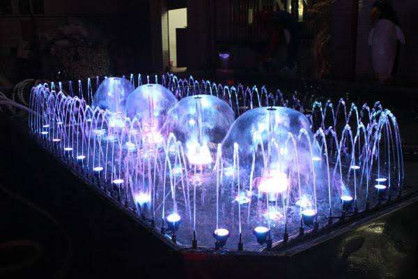 Led bubbler Reflection pool fountains in Uganda