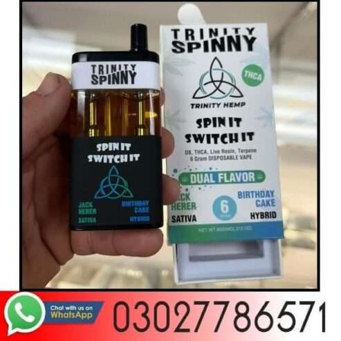 Trinity Hemp Spinny 6G Vape In Pakistan – 03027786571