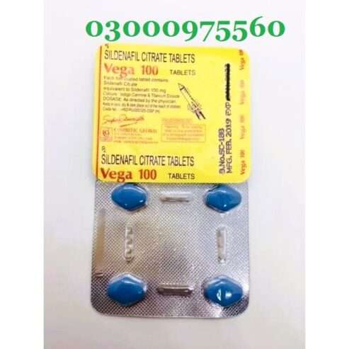 Original Vega 100mg 4 tab price in Pakpattan 03000975560