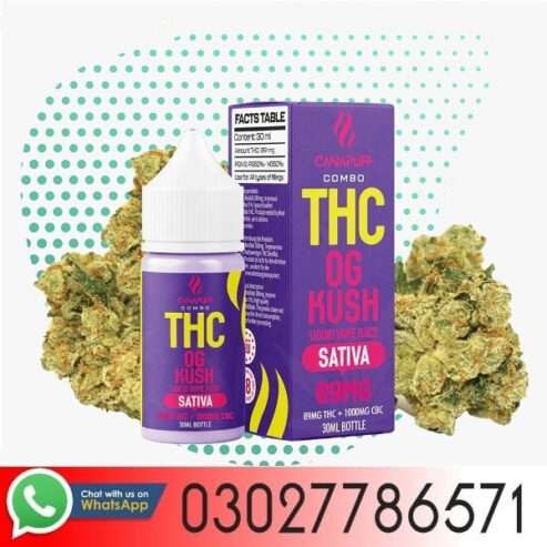 CanaPuff THC+ liquid OG Kush In Karachi- 03027786571