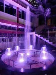 Commercial indoor water fountain installation in Uganda