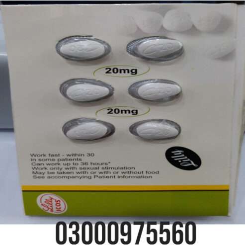 Order Cialis 20mg 4 Tablets Online in Lahore 03000975560