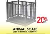 500kg electronic animal floor cattle weighing scale for sale