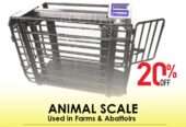 Veterinary scale made of stainless steel Platform design