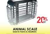 Veterinary scale made of stainless steel Platform design