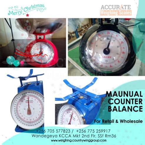 manual counter weighing scale 15kg capacity in Uganda