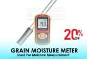 Latest double pins type grain moisture meter